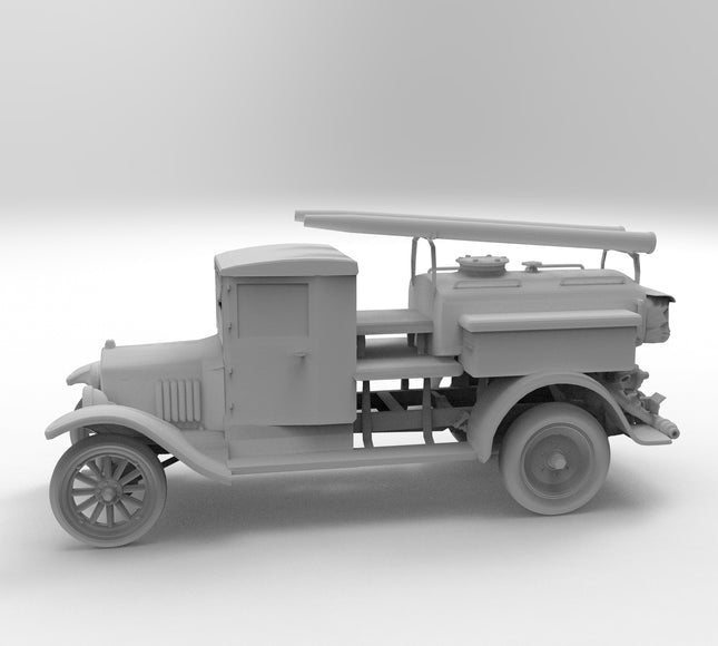 1920 Fire Pumper  - 1920s - Custom Sculptures 3D Printed in Clear Resin