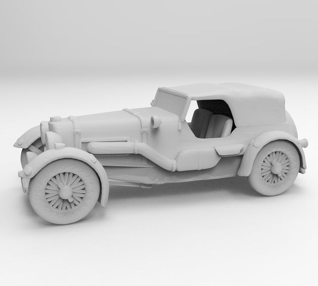 1920 Roadster - 1920s - Custom Sculptures 3D Printed in Clear Resin