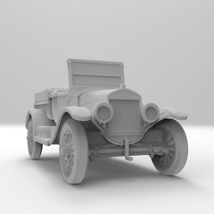 1920 Model T Truck Open - 1920s - Custom Sculptures 3D Printed in Clear Resin