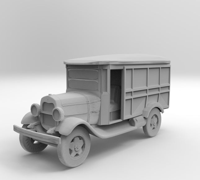 1920 Postal Delivery - 1920s - Custom Sculptures 3D Printed in Clear Resin