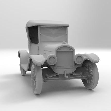 1924 Ford 2 Seat Runabout - 1920s - Custom Sculptures 3D Printed in Clear Resin
