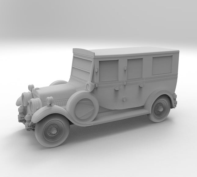 1926 Ambulance - 1920s - Custom Sculptures 3D Printed in Clear Resin