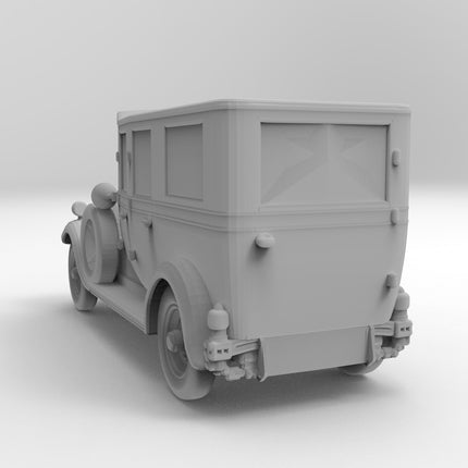 1926 Ambulance - 1920s - Custom Sculptures 3D Printed in Clear Resin