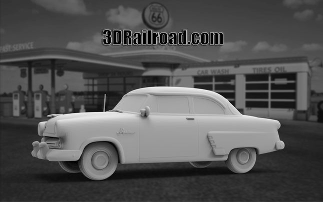 1952 Ford Mainline - Custom Sculptures 3D Printed in Clear Resin