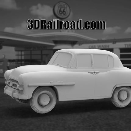 1955 Toyota Crown - Custom Sculptures 3D Printed in Clear Resin