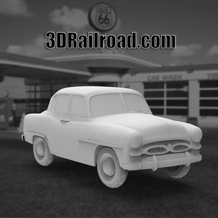 1955 Toyota Crown - Custom Sculptures 3D Printed in Clear Resin
