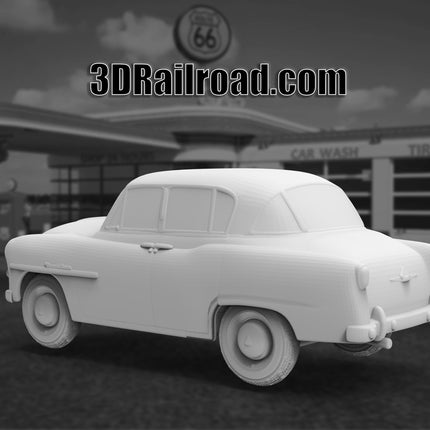 1955 Toyota Crown - Custom Sculptures 3D Printed in Clear Resin