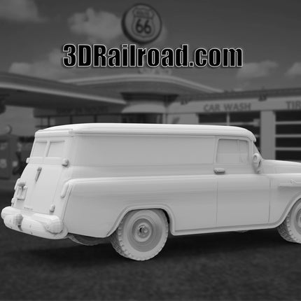 1955 Chevy Apache - Custom Sculptures 3D Printed in Clear Resin