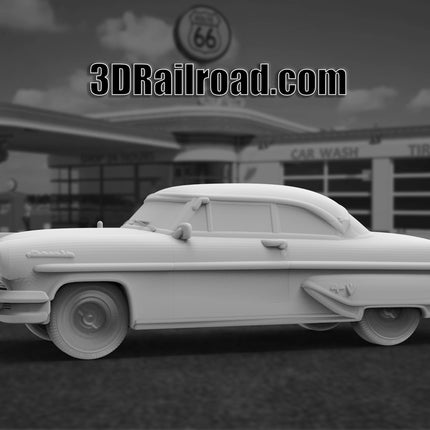 1955 Lincoln Capri - Custom Sculptures 3D Printed in Clear Resin
