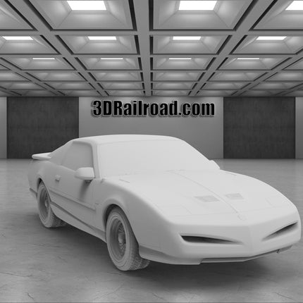 1991 Pontiac Trans Am - Custom Sculptures 3D Printed in Clear Resin