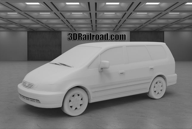 1992 Honda Odyssey - Custom Sculptures 3D Printed in Clear Resin