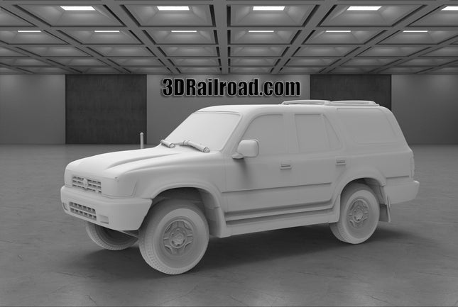 1992 Toyota 4runner - Custom Sculptures 3D Printed in Clear Resin