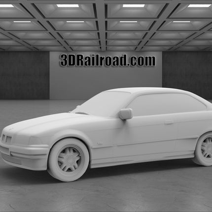 1992 BMW E93 - Custom Sculptures 3D Printed in Clear Resin