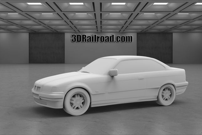 1992 BMW E93 - Custom Sculptures 3D Printed in Clear Resin