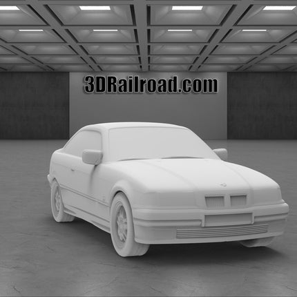 1992 BMW E93 - Custom Sculptures 3D Printed in Clear Resin