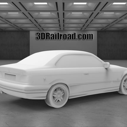 1992 BMW E93 - Custom Sculptures 3D Printed in Clear Resin