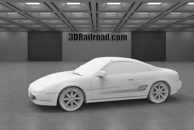 1993 Toyota MR2 - Custom Sculptures 3D Printed in Clear Resin