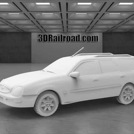 1994 Ford Scorpio Wagon - Custom Sculptures 3D Printed in Clear Resin
