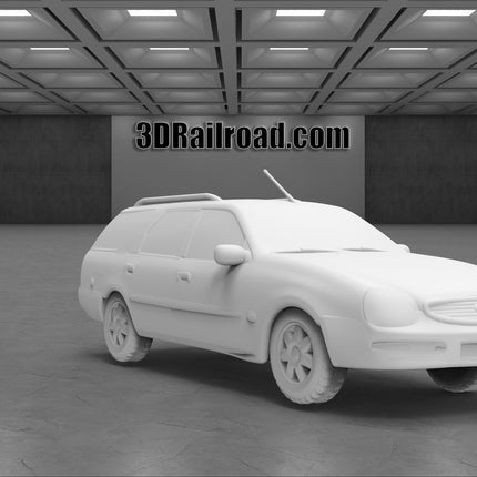 1994 Ford Scorpio Wagon - Custom Sculptures 3D Printed in Clear Resin