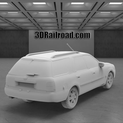 1994 Ford Scorpio Wagon - Custom Sculptures 3D Printed in Clear Resin