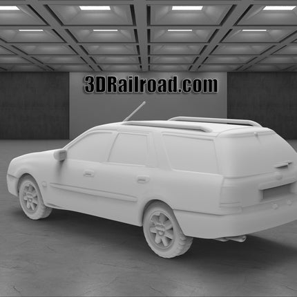 1994 Ford Scorpio Wagon - Custom Sculptures 3D Printed in Clear Resin