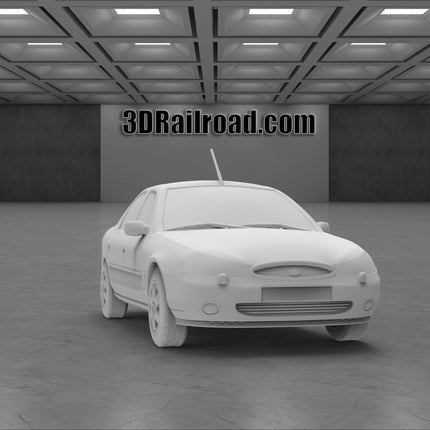 1995 Ford Tempo  - Custom Sculptures 3D Printed in Clear Resin