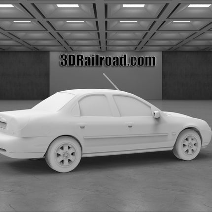 1995 Ford Tempo  - Custom Sculptures 3D Printed in Clear Resin