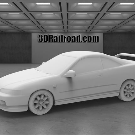 1995 Acura Integra Type R - Custom Sculptures 3D Printed in Clear Resin