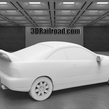 1995 Acura Integra Type R - Custom Sculptures 3D Printed in Clear Resin