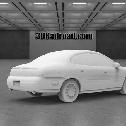 1996 Ford Taurus - Custom Sculptures 3D Printed in Clear Resin