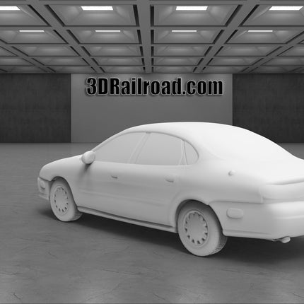1996 Ford Taurus - Custom Sculptures 3D Printed in Clear Resin