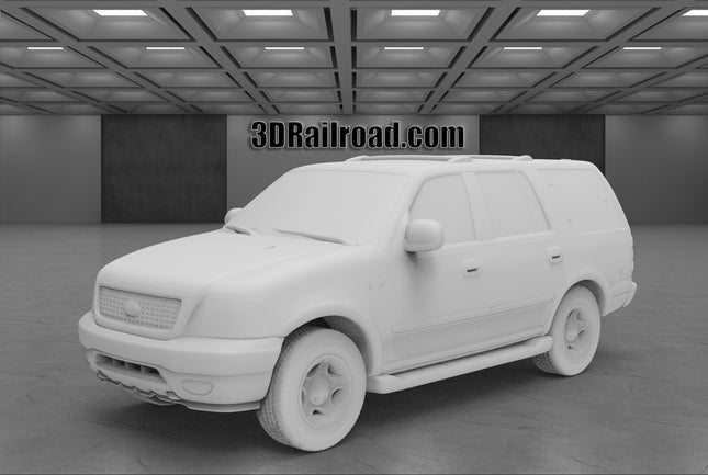 1997 Ford Expedition - Custom Sculptures 3D Printed in Clear Resin