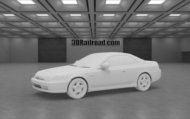 1997 Honda Prelude - Custom Sculptures 3D Printed in Clear Resin