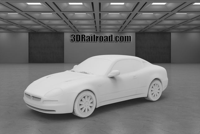1998 Maserati 3200 GT - Custom Sculptures 3D Printed in Clear Resin