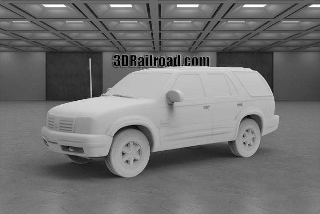 1998 Oldsmobile Bravado - Custom Sculptures 3D Printed in Clear Resin