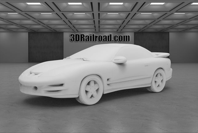 1999 Pontiac Firebird - Custom Sculptures 3D Printed in Clear Resin