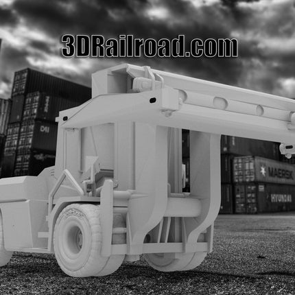 Flat Stacker - Container - Custom Sculptures 3D Printed in Clear Resin