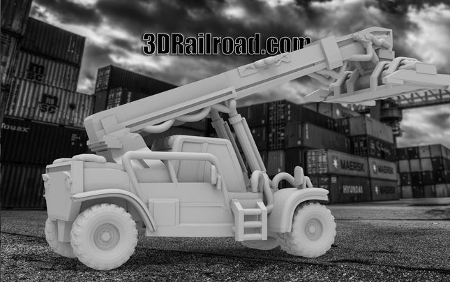 Fork - Container - Custom Sculptures 3D Printed in Clear Resin