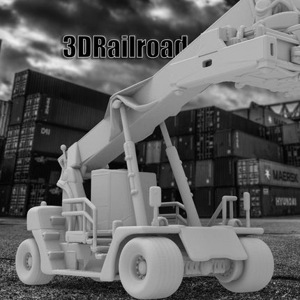 Container Stacker Small - Container - Custom Sculptures 3D Printed in Clear Resin