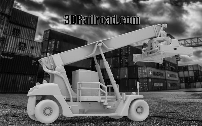 Container Stacker Small - Container - Custom Sculptures 3D Printed in Clear Resin