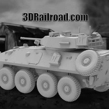 LAV 25 - Military - Custom Sculptures 3D Printed in Grey Resin