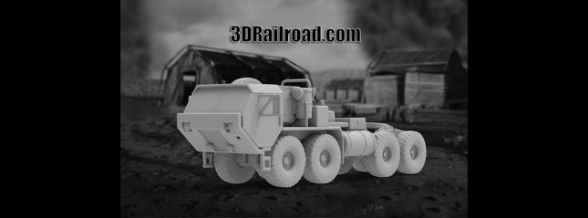 Oshkosh Hewitt  - Military - Custom Sculptures 3D Printed in Grey Resin