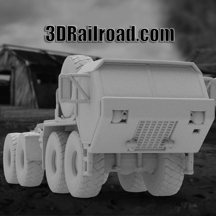 Oshkosh Hewitt  - Military - Custom Sculptures 3D Printed in Grey Resin