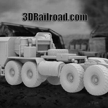 Oshkosh Hewitt  - Military - Custom Sculptures 3D Printed in Grey Resin