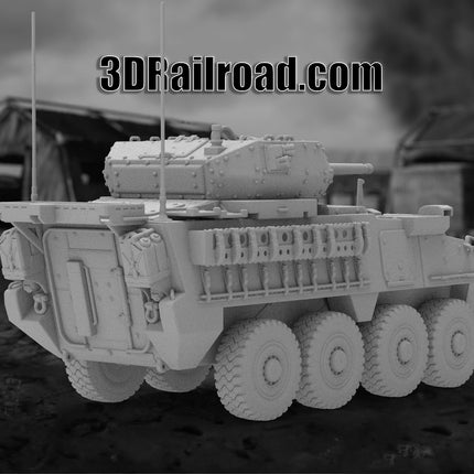 Striker Canon  - Military - Custom Sculptures 3D Printed in Grey Resin