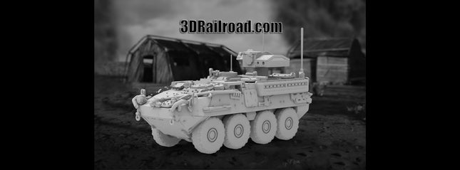 Striker Tow - Military - Custom Sculptures 3D Printed in Grey Resin