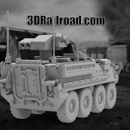 Striker Tow - Military - Custom Sculptures 3D Printed in Grey Resin