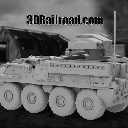 Striker Tow - Military - Custom Sculptures 3D Printed in Grey Resin