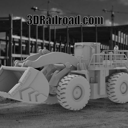 Loader - Mining - Custom Sculptures 3D Printed in Clear Resin