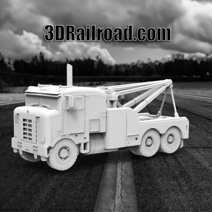 1955 Bullnose Wrecker - Custom Sculptures 3D Printed in Clear Resin